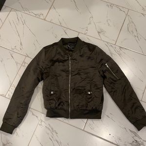 Green Bomber Jacket